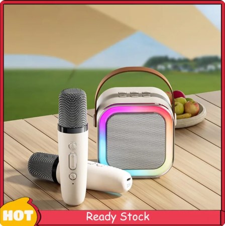 MICROPOWERTECH K12 Mini Karaoke Wireless Audio Speaker Bluetooth Microphone Portable Home KTV Karaoke Machine