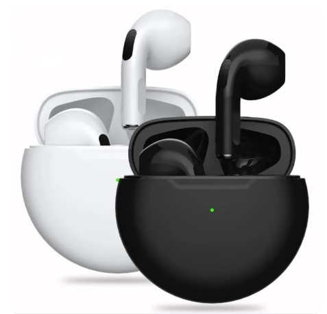 Portable Wireless Bluetooth TWS PRO 6 Earphone With Mic.