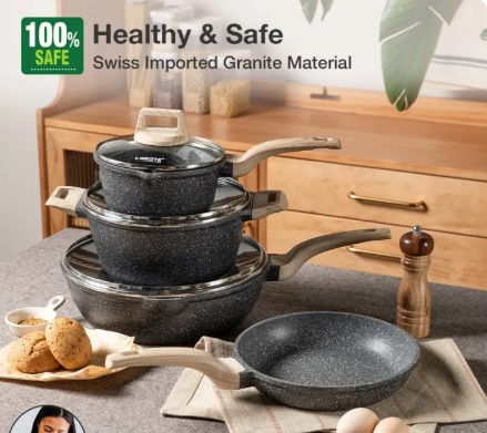 High Quality 12PCS Non-Stick Utensils – Wooden Grip Kitchen Tools for Home Chefs