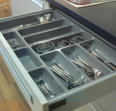 Plastic cutlery tray, drawer divider organizer for office and house hold, kitchen & office