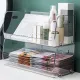 Stackable Open Acrylic Bathroom Vanity Desktop Organizer for Skincare Makeup and Toiletries 1 layer