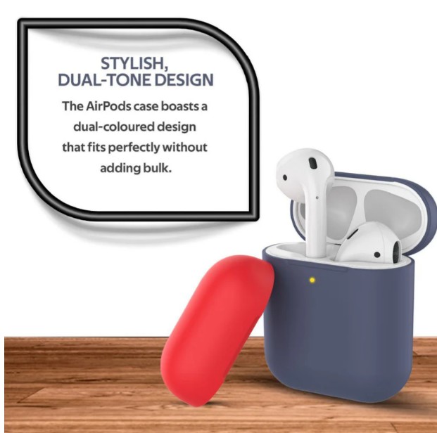 Dual-Toned Multi-Design Protective Case for Airpods